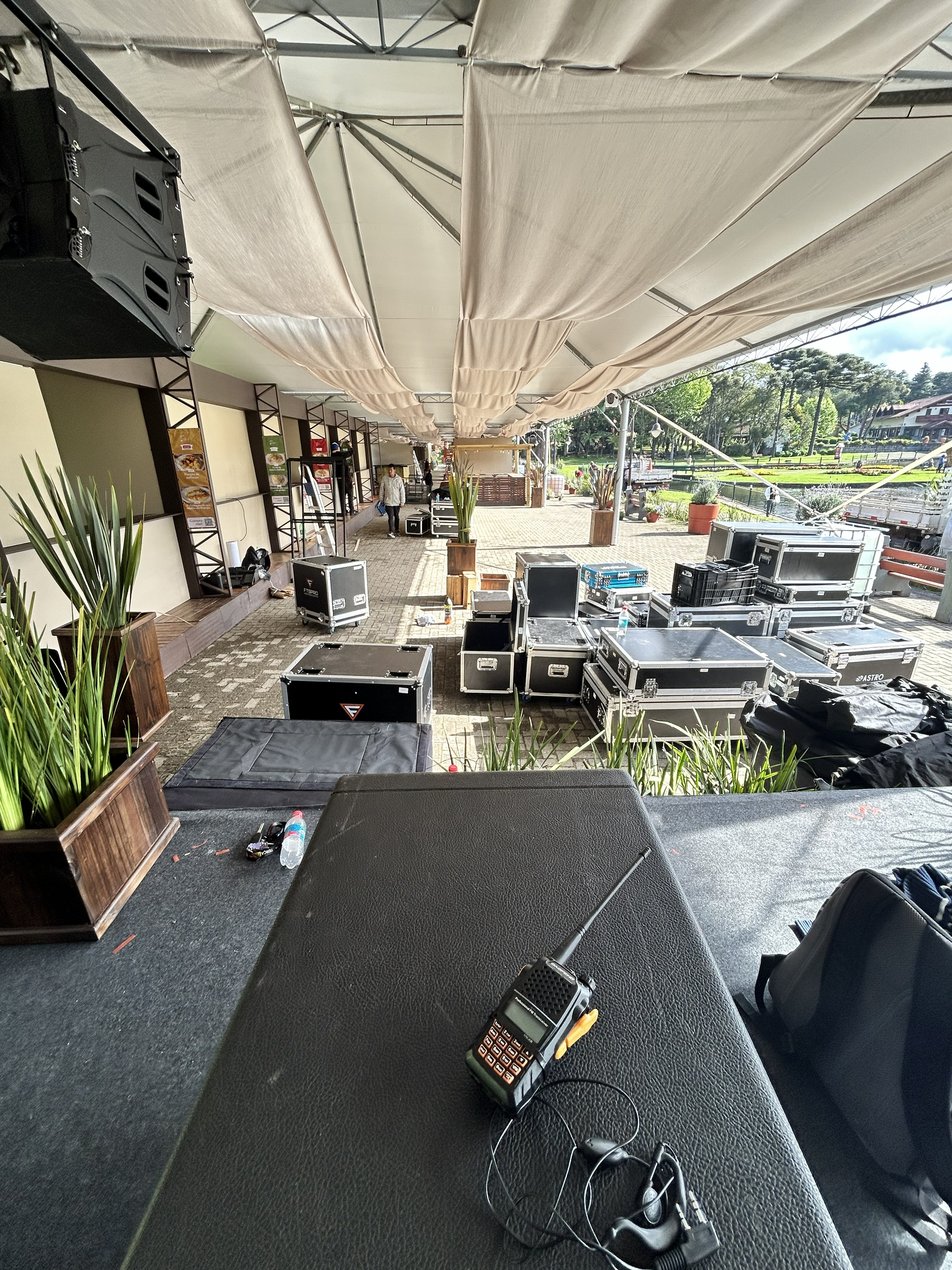 Montagem de palco